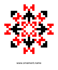 Текстовый украинский орнамент: Ornament name Римма
