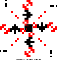 Текстовый украинский орнамент: ірина