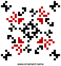 Текстовый украинский орнамент: Максим