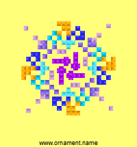 Текстовый украинский орнамент: Вікторія