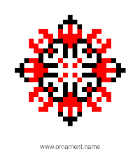 Текстовый украинский орнамент: Ірина